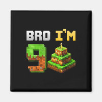 Kids Boy Its My 9th Birthday Bro Game Pixel 9 Year