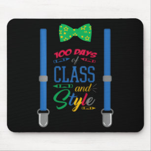 Kids Boys 100 Days of School - 100 Days of Class a Mouse Pad