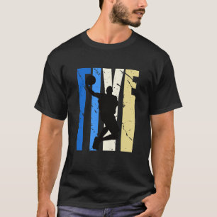 Kids Boys Basketball 5Th Birthday For Sports Fans T-Shirt
