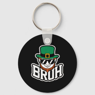 Kids Boys Bruh St Patricks Day _1 Key Ring