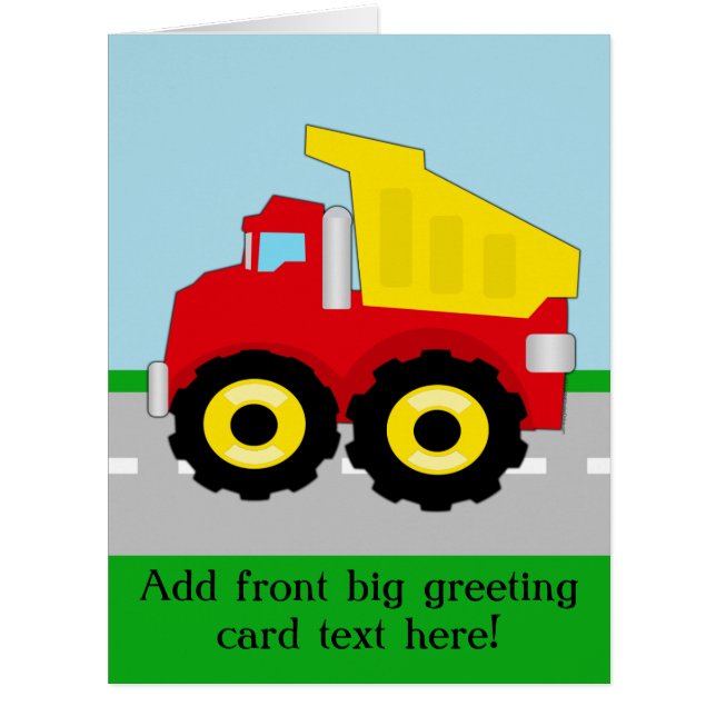 Kids Boys Construction Dumptruck (Front)