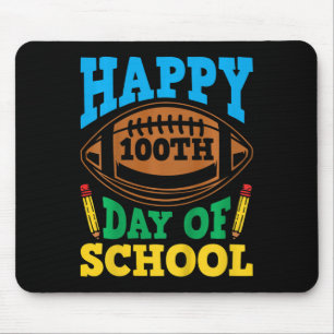 Kids Boys Girls 100 Days Of School Happy 100th Day Mouse Pad