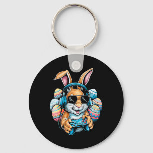 Kids Boys Happy Easter Day Bunny Egg Video Game Ki Key Ring