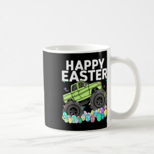 Kids Boys Happy Easter Monster Truck Easter Eggs T Coffee Mug