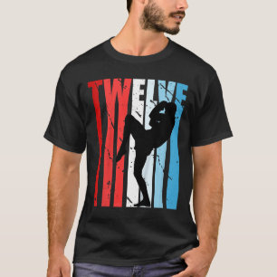 Kids Boys Kickboxing 12th Birthday Kickboxer Cool T-Shirt