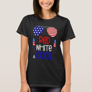 Kids Boys Kids 4th Of July Red White And Cool Sung T-Shirt