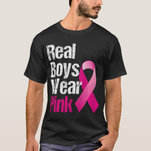 Kids Breast Cancer Shirts For Kids Real Boys Wear 