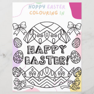 Kids Budget Easter Egg Colouring In Party Activity