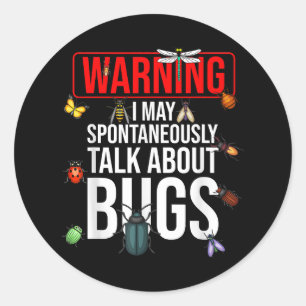 Kids Bug Lover - Funny Insect Gift for Boys & Girl Classic Round Sticker