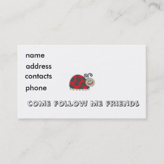 kids bug profile card ...