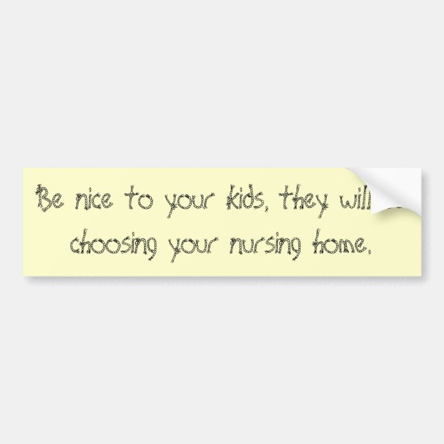 Kids Bumper Sticker (Front)