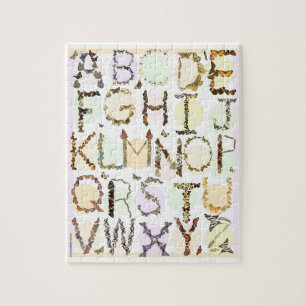 Kids Butterfly Alphabet Puzzle Learn Butterfly ABC