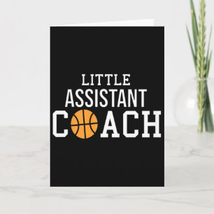 Kids Bysketbyll Coach Gift For Child Istant Coach Card