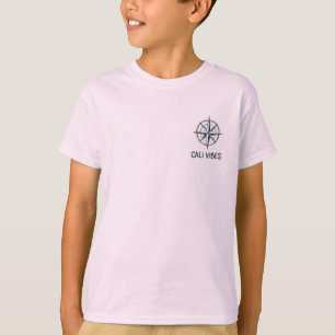 Kids Cali Vibes Compass Graphic Tee Boys West Coas