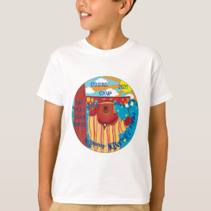 Kid's Camp Groovy T-Shirt Bear Personalise