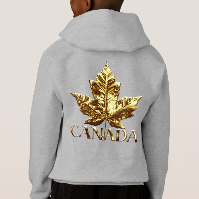 Kid's Canada Hoodie Gold Medal Canada Hoodie (Back)