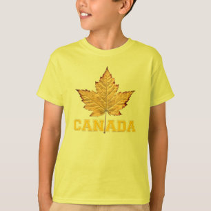 Kid's Canada Sweatshirt Maple Leaf Varsity Shirts