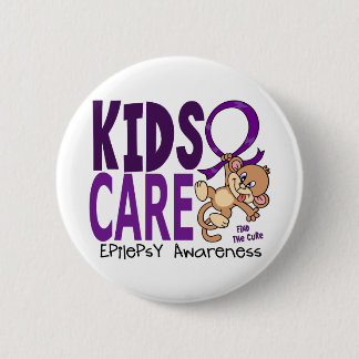 Kids Care 1 Epilepsy 6 Cm Round Badge