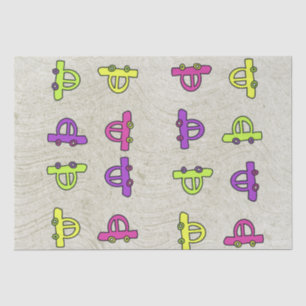 Kids Cars on the Sidewalk Tissue Paper