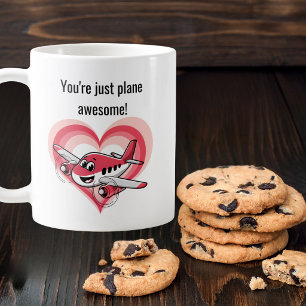 Kids Cartoon Aeroplane You're Just Plane Awesome Coffee Mug