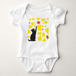 KIDS CARTOONISH PLAY FULL HAPPY make me laugh Baby Bodysuit