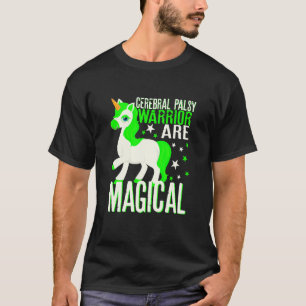 Kids Cerebral Palsy warrior are magical green unic T-Shirt