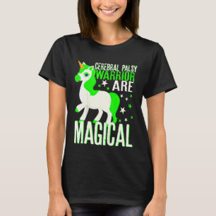 Kids Cerebral Palsy warrior are magical green unic T-Shirt
