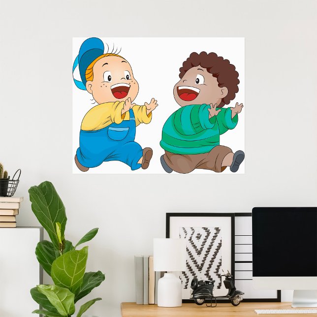 Kids Chasing Poster (Creator Uploaded)