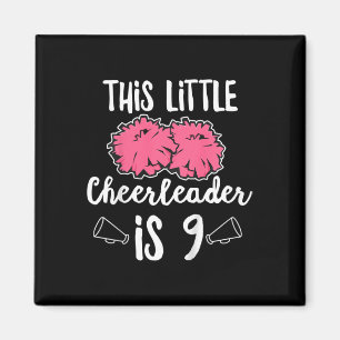 Kids Cheerleader Design For Your 9 Year Old Cheerl Magnet