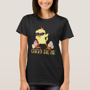 Kids Chicks Dig Me Dabbing Chicken Clothing Toddle T-Shirt