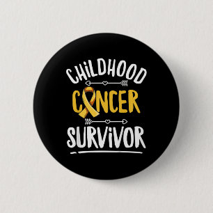 Kids Childhood Cancer Design For A Childhood Cance 6 Cm Round Badge