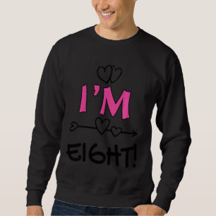 Kids Children's Birthday  8th Birthday Ich Bin Ach Sweatshirt
