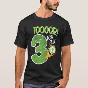 Kids Children's birthday party Ich bin 3 years foo T-Shirt