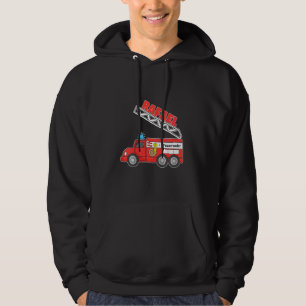 Kids Children's Fire Brigade Fire Engine Fireman N Hoodie