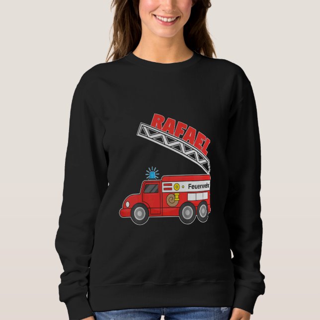 Kids Children's Fire Brigade Fire Engine Fireman N Sweatshirt (Front)