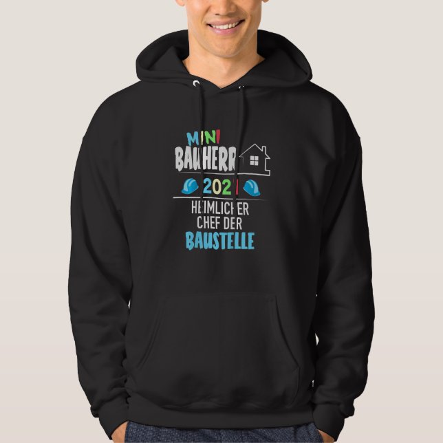 Kids Children's Mini Builder  Idea Topping Party H Hoodie (Front)