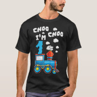 Kids Choo Choo I'm 1 Chugga Train 1 Year Old Birth