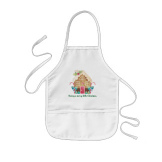 Kids Christmas Apron, Little Chef Kids Apron
