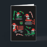 Kids Christmas Construction Vehicles Truck Xmas Bo Card<br><div class="desc">Kids Christmas Construction Vehicles Truck Xmas Boys Kids Toddler</div>