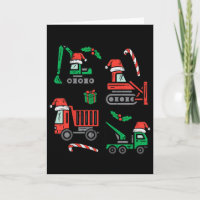 Kids Christmas Construction Vehicles Truck Xmas Bo