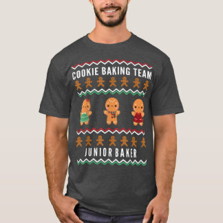 Kids Christmas Cookie Baking Team Junior Baker  T-Shirt