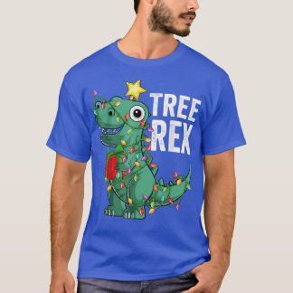 Kids Christmas Dinosaur Tree Rex Pajamas Toddler B T-Shirt