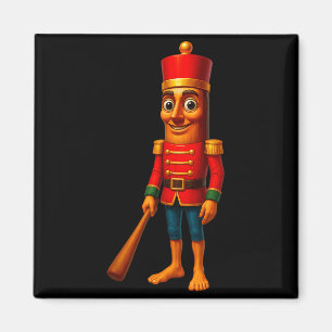 Kids Christmas Pajama Tung Sahur Nutcracker Brainr Magnet