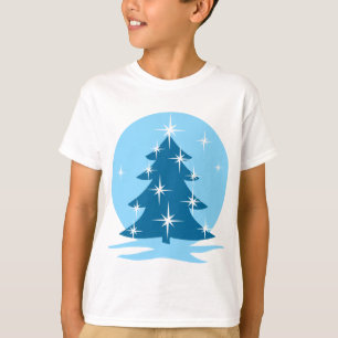 Kid's Christmas T-shirt Blue Holiday Classic Tee