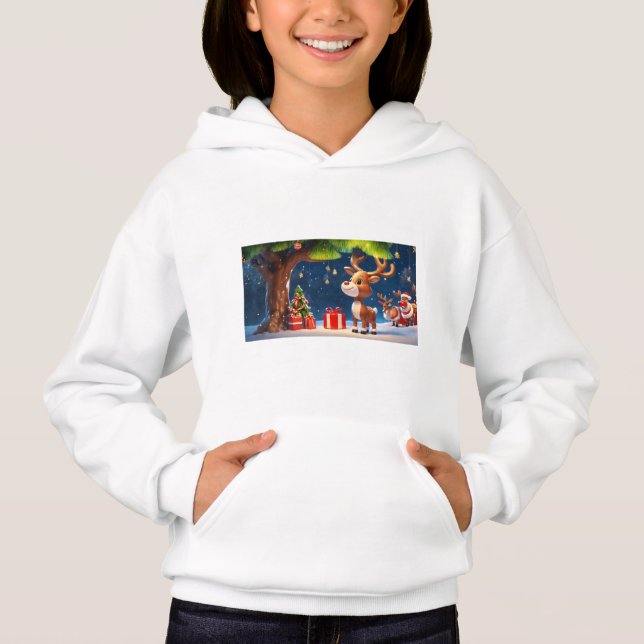 kids Christmas theme t shirt (Front)