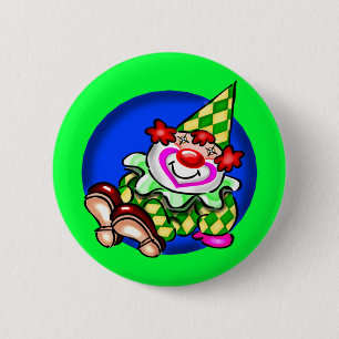 Kids Circus Clown T Shirts and Gifts 6 Cm Round Badge