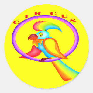 Kid's Circus T Shirts and Gifts Classic Round Sticker