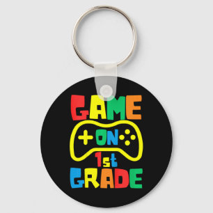 Kids Ck To School Video Game On Gamer First Grade  Key Ring