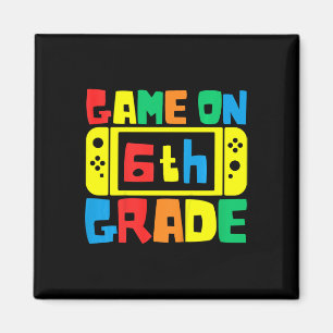 Kids Ck To School Video Game On Gamer Sixth Grade Magnet