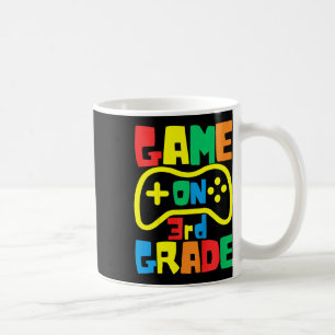Kids Ck To School Video Game On Gamer Third Grade  Coffee Mug